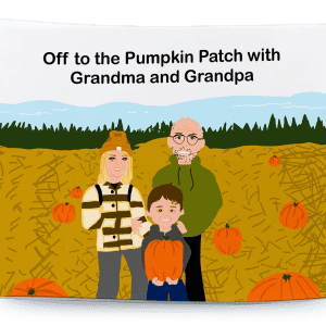 Off to the Pumpkin Patch with Grandma and Grandpa